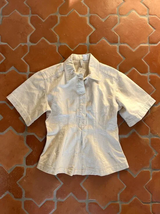 H&M Divided "Defined-Waist Denim Shirt" Size S - Picture 12 of 12